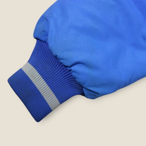 Levi's 1970’s Sportswear Corduroy Yoke Puffer Ski Jacket Blue Mens SIZE L RARE - Picture 5 of 14